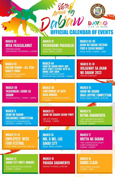araw ng davao derby 2023 schedule|Chronology of events of Matina Gallera derby .